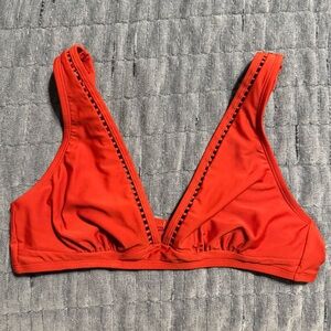Bold Burnt Orange Women's Bikini Top